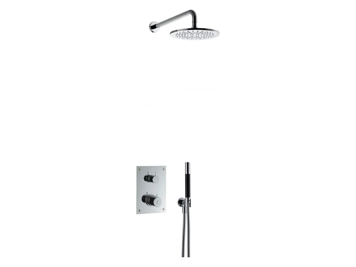 Takduschset Tapwell BOX7268 Classic Edition 2 för Inbyggnad – Krom